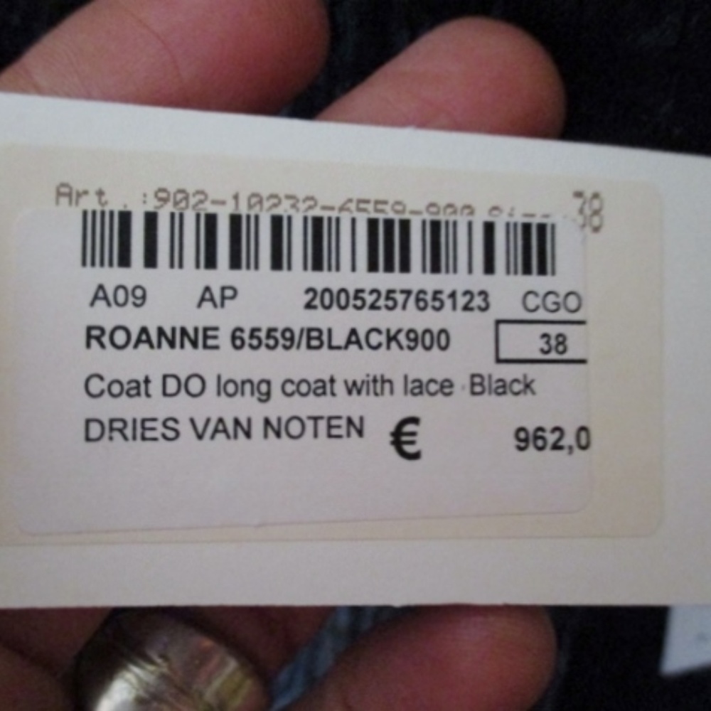 NEW DRIES VAN NOTEN ROANNE TRENCH jacket coat - Picture 2 of 7